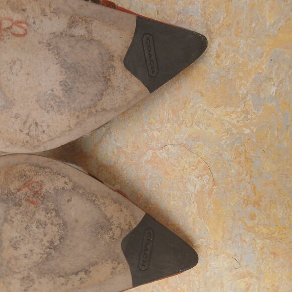 Coach Pony Hair Cheetah Pumps HEELS - Picture 12 of 14